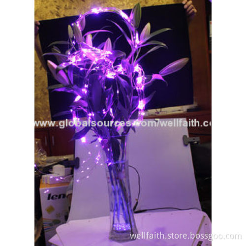 Copper Wire LED Rain Drop Christmas Lights with 36V Voltage